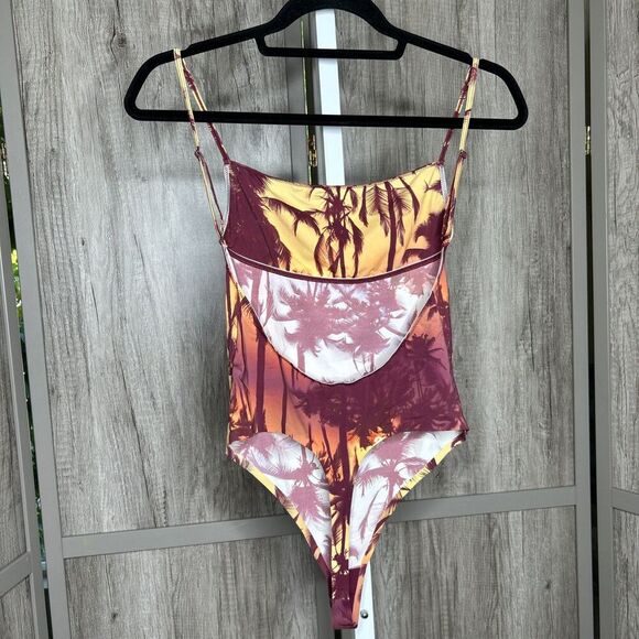 Urban Outfitters Out From Under Kaia Printed Bodysuit Size S - Picture 7 of 12